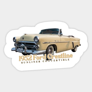 1952 Ford Crestline Sunliner Convertible Sticker
